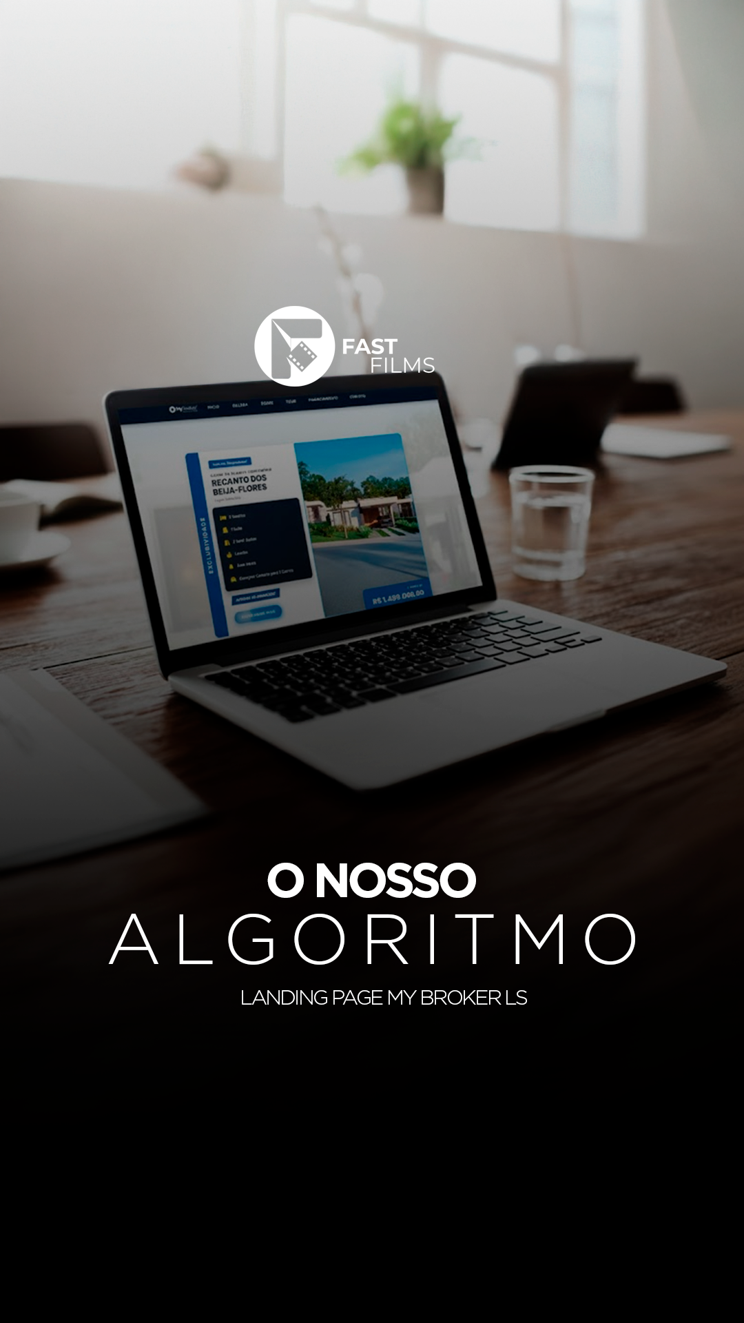 Animação de landing page para My Broker Lagoa Santa